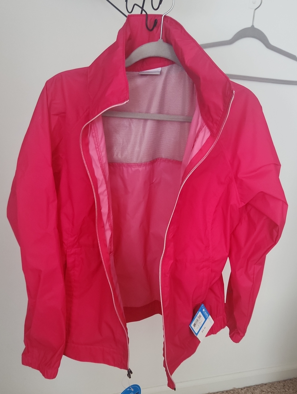 Columbia Women's Hot Pink Lightweight Windbreaker Jacket